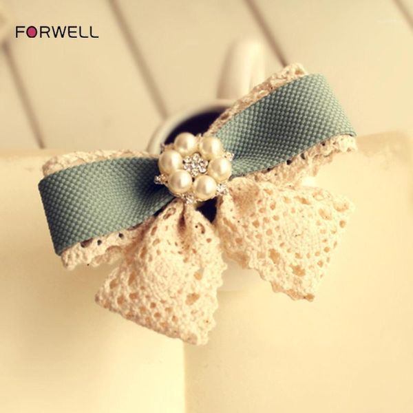 

fashion hair ornaments headdress pearl satin bow water drill flowers diy accessories1