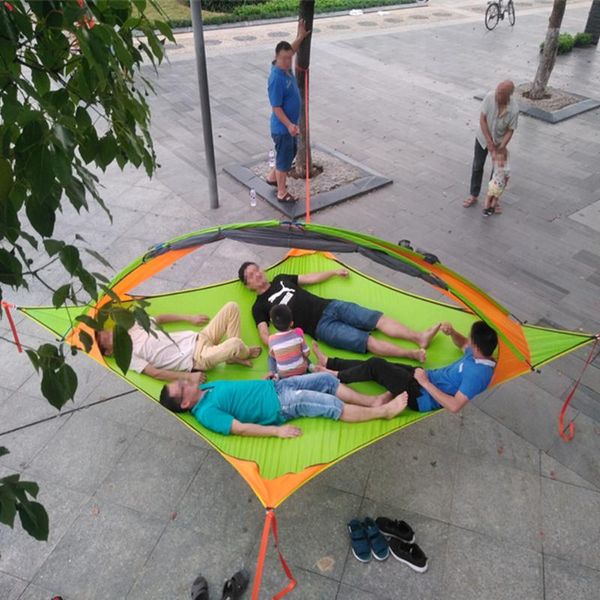 

family hammock tree tent travel camping fishing self-driving tour extra large waterproof camp furniture