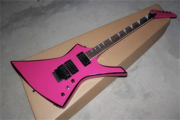 

electric guitar dimebag flamed bl, quality guitar, floydrose tremolo