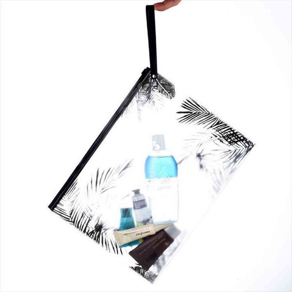 

travel women clear transparent cosmetic bag small large pvc necessary makeup case bath beach wash organizer set pouch