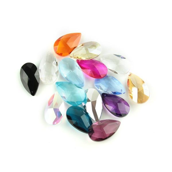 

300pcs/lot 50mm colorful mesh chandelier glass lamp prisms parts hanging drops pendants crystal