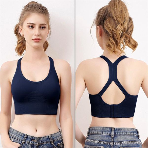 

yoga outfit women sports fitness bra female gym push up crop hollow out breathable running sportswear workout