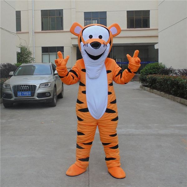 

mascot costumes tigger mascot costume cartoon mascot costume character costume cartoon suit size festivel day adult, Red;yellow