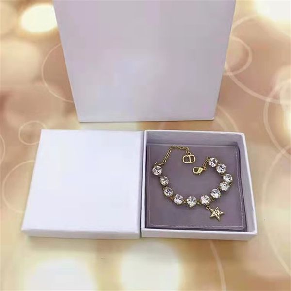 

87% off wholesale shop new pentagonal little star full diamond bracelet women's net red same jewelry, Black