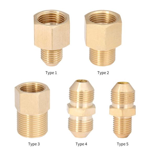 

garden hose connector heavy-duty copper fittings 3/8 in 1/4 no-leak male and female water hoses connectors watering equipments