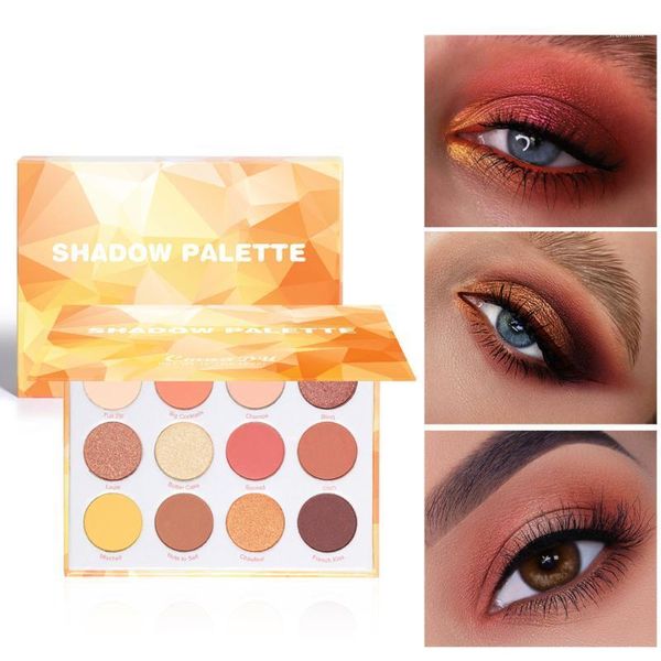 

color eye shadow shimmer makeup matte metallic glitter palatte1