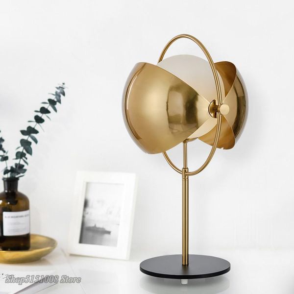 

table lamps modern glass ball lamp led adjustable standing nordic desk for bedroom home decor luminaire lighting fixtures