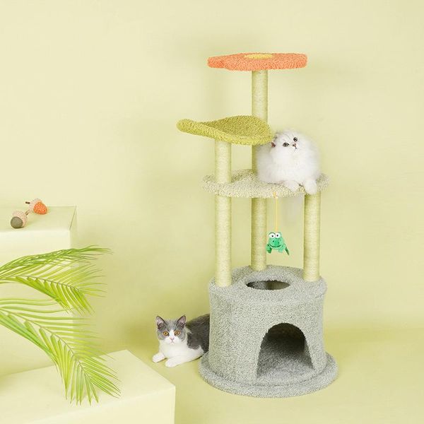 

cat toys flower house climbing frame tree nest all in one platform multifunctional pet supplies