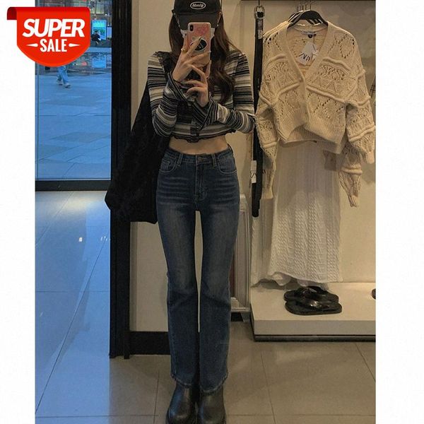 

[show off s-curve retro bootcut jeans women] net celebrities are issued on behalf of the same manufacturer #b55u, Black;white