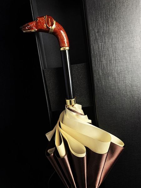 

umbrellas gentleman umbrella men luxury windproof sun golf parasol outdoor kids for boy bb50