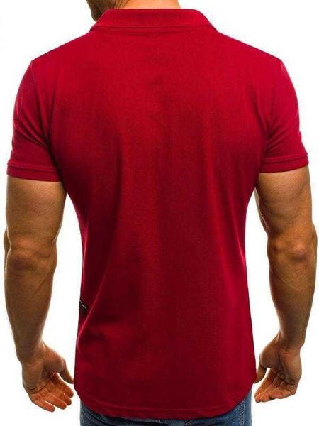 

men's polos short sleeved t-shirts stand collar summer quick dry clothes classic mens designer casual wysm, White;black