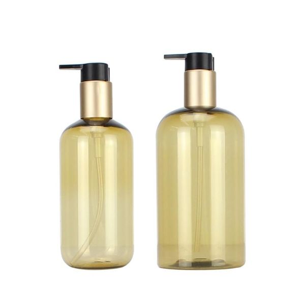 

storage bottles & jars 2pcs 300ml 500ml empty pump lotion dispenser refillable containers for shampoo and conditioner