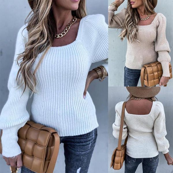 

women's sweaters 2021 autumn/winter sweater loose long-sleeved plush round neck knit girl jumper knitwear, White;black