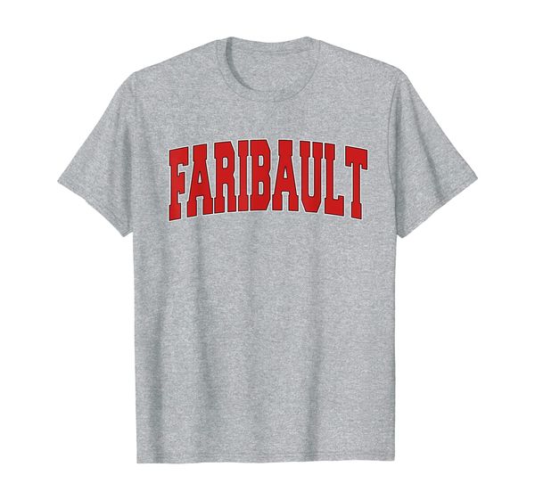 

FARIBAULT MN MINNESOTA Varsity Style USA Vintage Sports T-Shirt, Mainly pictures