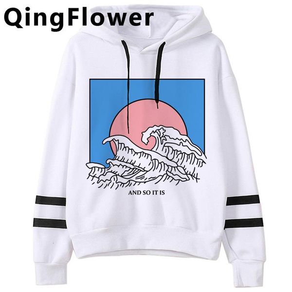 

women's hoodies & sweatshirts aesthetic vaporwave harajuku funny grunge hip hop ullzang oversized sweatshirt kroean style hoody, Black