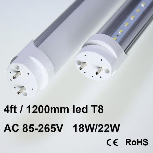 

bulbs 12w 18w led t8 tube lighting , 1200mm 120cm light, taiwan 2835 chip