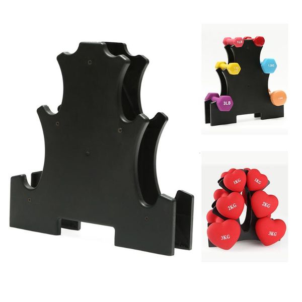 

dumbbell rack triangle small leaves big different shapes detachable holder workout equipment accessories