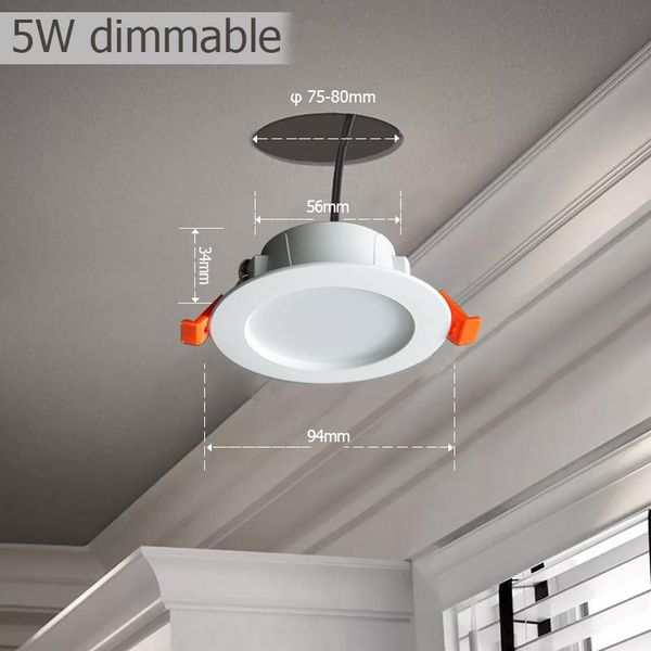 

downlights [easeking] led light recessed lamps ceiling down lamp dimmable 5w 9w 24w spot for living room bedroom indoor lightings