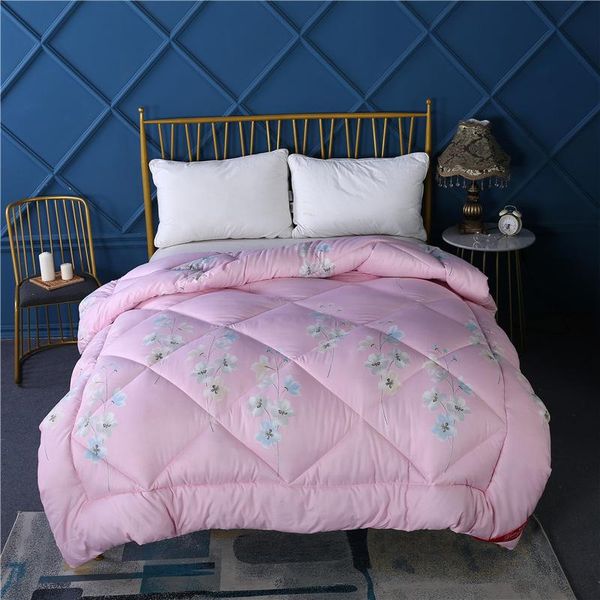 

autumn winter thicken warm quilt blanket single double king queen embossing bed cover bedding comforter home el quilts comforters & sets