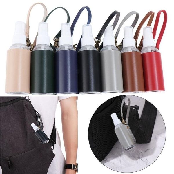 

storage bags travel accessories with keychain carrier makeup tool hand sanitizer empty container reusable bag bottle holder