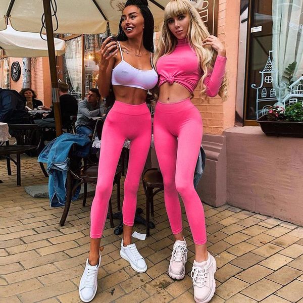

running pants women leggings fitness high waist tight sportswear seamless gym tights pink hip lifting yoga, Black;blue