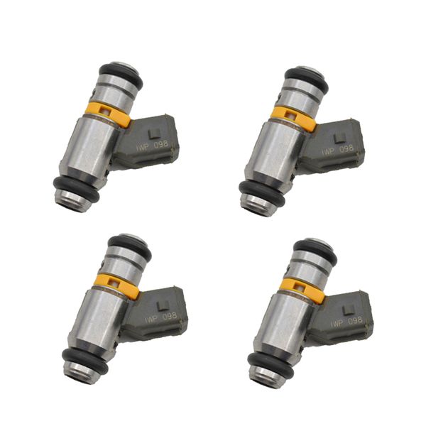 

4pcs fuel injectors nozzle iwp098 iwp-098 for renault megane scenic laguna espace 2.0 16v turbo f4rt 820008379