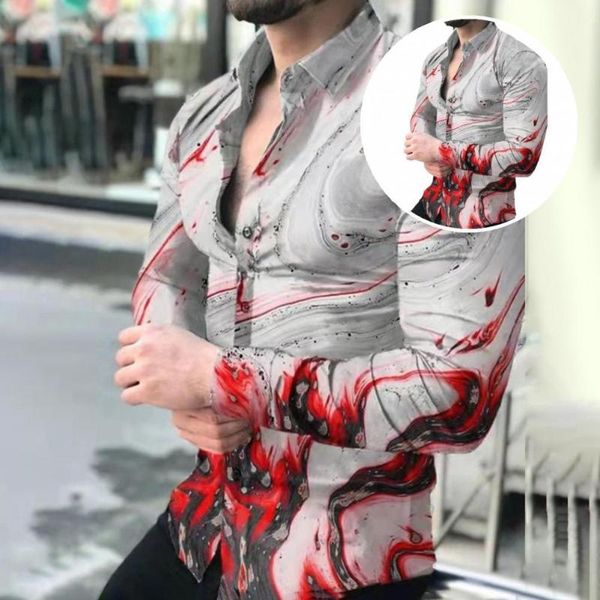 

men's casual shirts trendy vintage men shirt autumn skin-friendly contrast colors, White;black