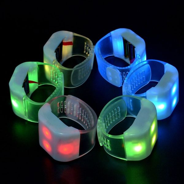 

star led colorful remote control luminous star backup will play call bracelet