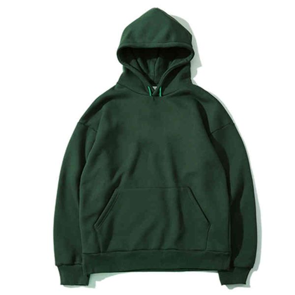 

sweater hoodie men's korean version plush brand coat personalized sweater diy, Gray