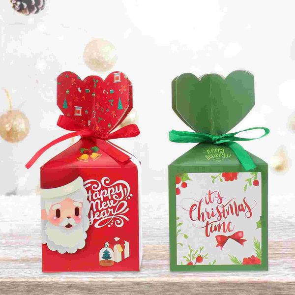 

gift wrap 20pcs christmas theme candy box cookie gingerbread packing