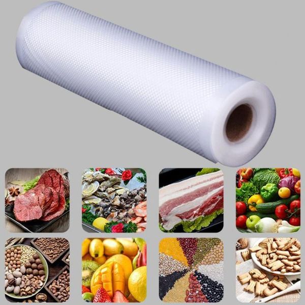 

storage bags pe 1 roll useful vacuum food saver simple tidy keeping for home