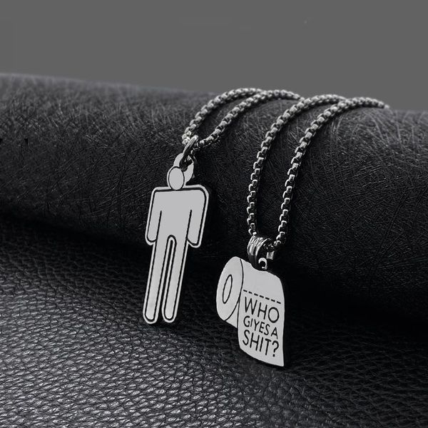 

fashion english humanoid brand pendant couples men and women all-match trend ornaments necklaces, Silver