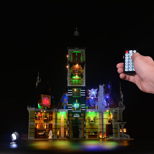 

led light kit for 10273 the haunted house building blocks model (not include set) 1008