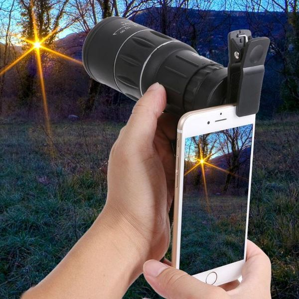 

telescope & binoculars 16 x 52 monocular 66/8000m plastic outdoor portable black sports