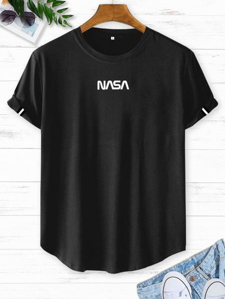 

men letter graphic tee c5lz#, White;black