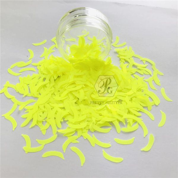 

nail glitter prettyg 10g-200g banana shape rainbow neon holographic for resin diy making art craft makeup decoration accessories, Silver;gold