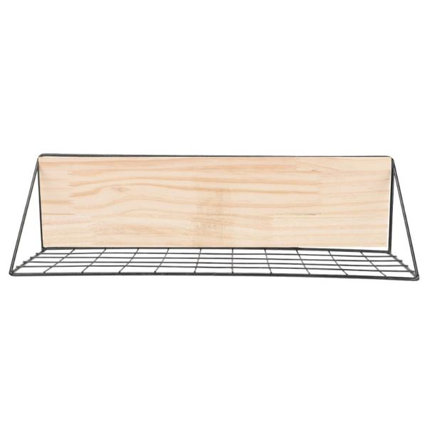 

hooks & rails 1pc hole-storage rack useful household sundries (black)