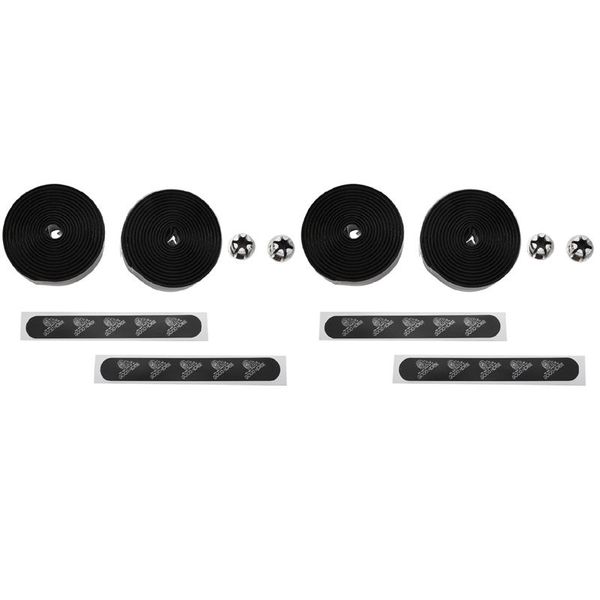 

car & truck racks quality 2x promend road bikes bicycle handlebar tape black mesh design non-slip waterproof bartape soft eva sponge leather