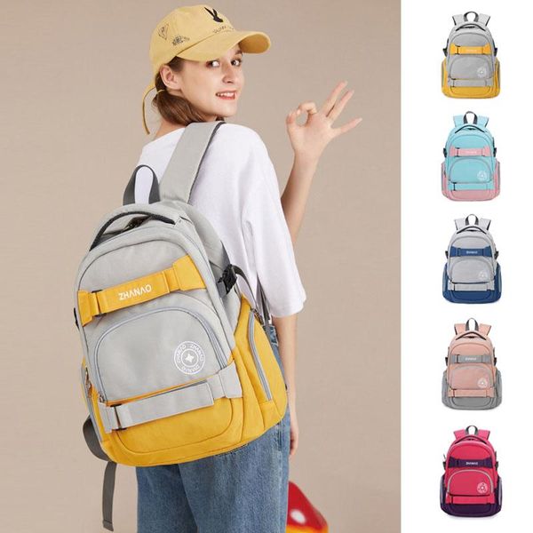 

school bags large fabric bag backpacks for women teenager girl college student schoolbag female backpack with wide straps