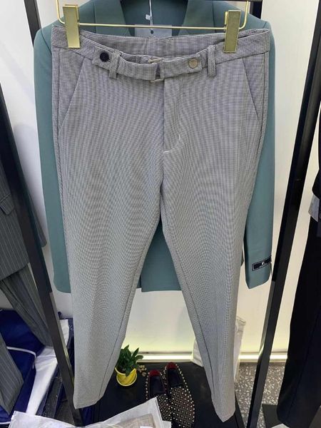 

fashion men's pants 2021 runway european design party style clothing, Black