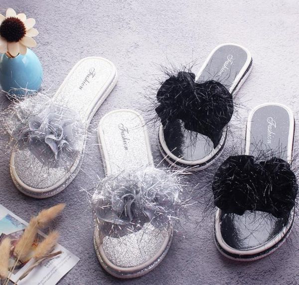 

slippers 2021 summer women shoes ladies sandals luxury designer, Black