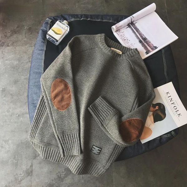 

men's sweaters 2021 casual pullover hombre fashion sweater for men warm solid high-quality spring autumn long sleeve male fit youth v-n, White;black