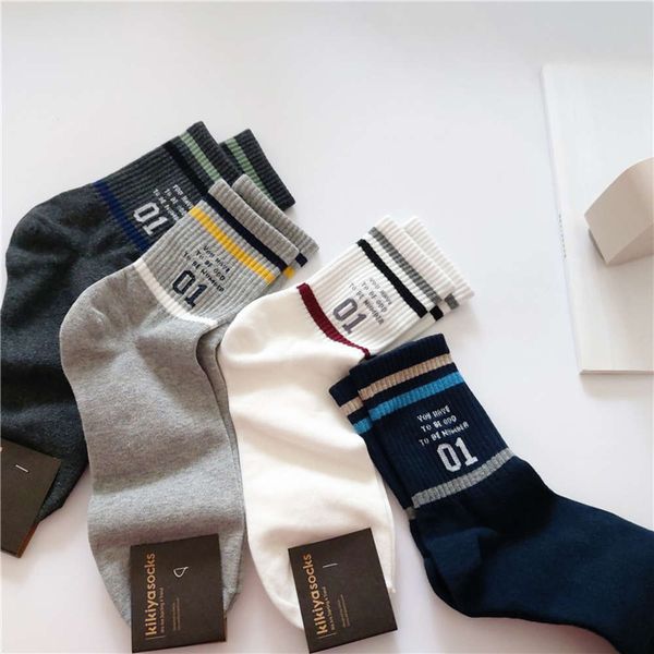 

men's autumn winter medium socks, Black
