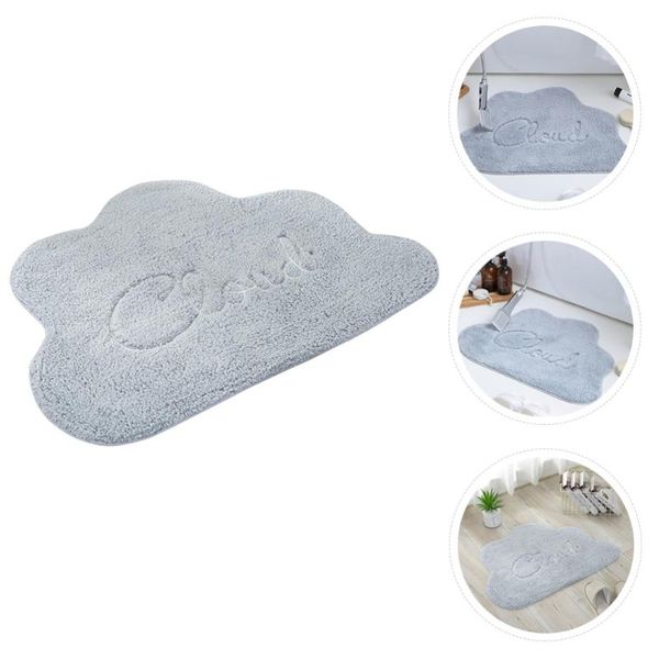 

carpets cloud shape household doormat creative entrance pad absorbent ground