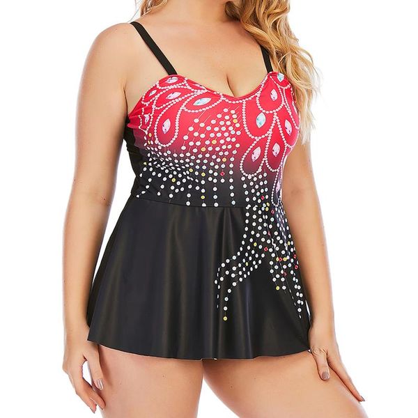 

women's swimwear swimsuit women fashion gradient color split bikini beachwear suit skirts ropa mujer, White;black