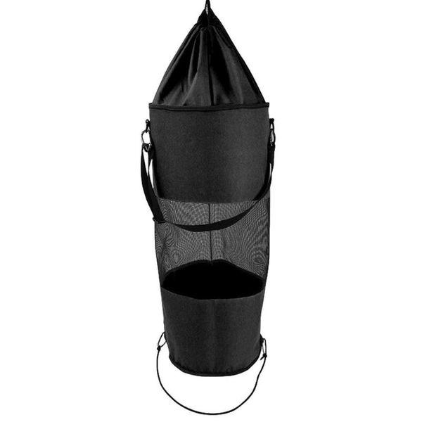 

storage bags garbage bag hanging reusable with leak-proof lining mesh boat large collection bottles