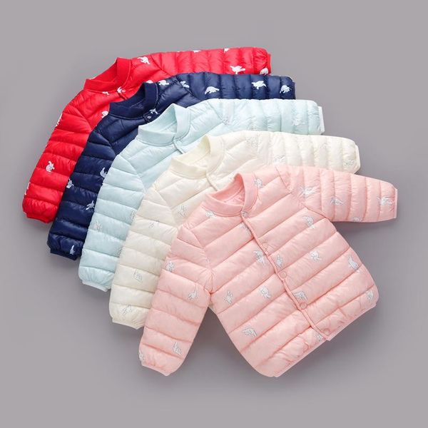 

down coat baby jacket child cotton-padded girls clothing winter thickening boys outwear kids clothes snowsuit, Blue;gray