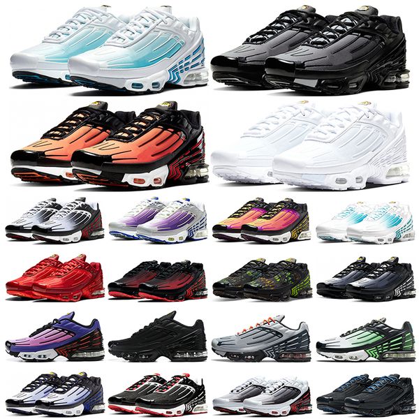 

2021 tn plus 3 men women trainers shoes blood orange laser blue ghost green classic black iron man obsidian radiant red hyper violet womens