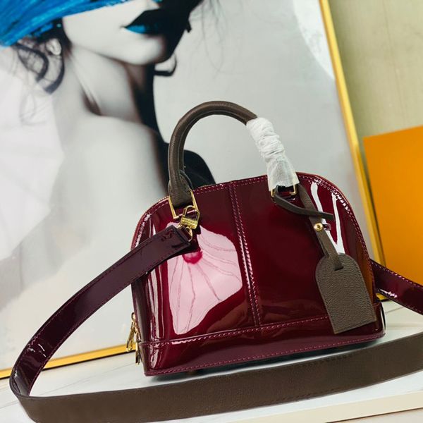 

newset classic shell bag canvas crossbody leather patent shoulder handbags grid damier women purse shopping tote wellt ghteo