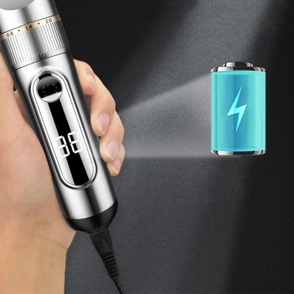 

rechargeable lcd digital display hair trimmer waterproof clippers low noise r9ud